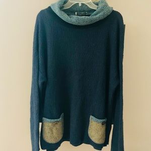 Margaret Winters Sweater, Large, Deep Blue